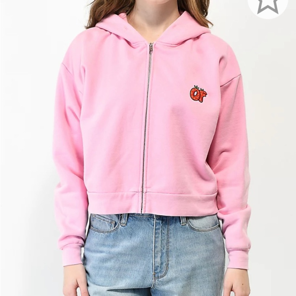 Odd Future Strawberry Crop Zip Hoodie Size M